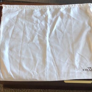 Coach purse drawstring dust bag
